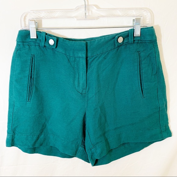 White House Black Market Linen Shorts Size 0 - Picture 1 of 11